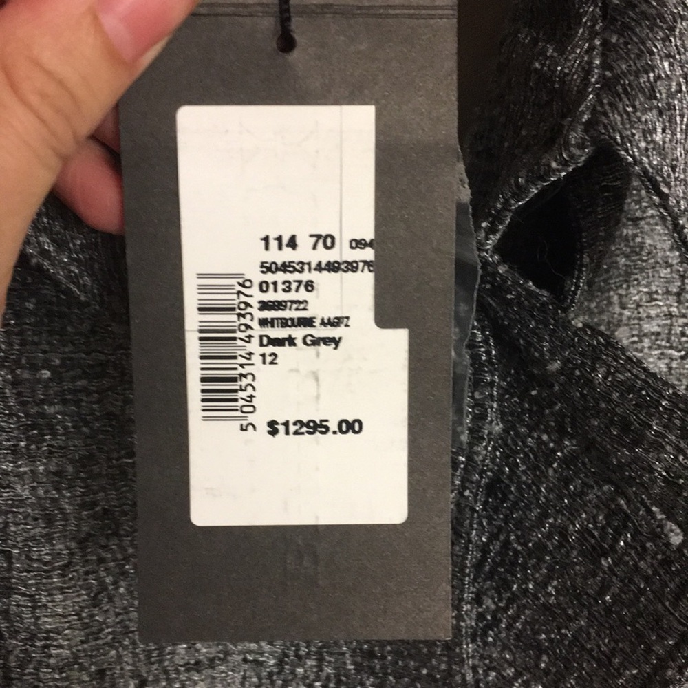 Burberry dark grey trench coat - Picture 4 of 4